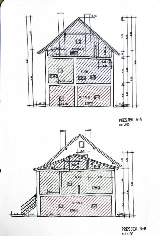 Dva etažirana stana s dvorištem i terasom – Dubrava
