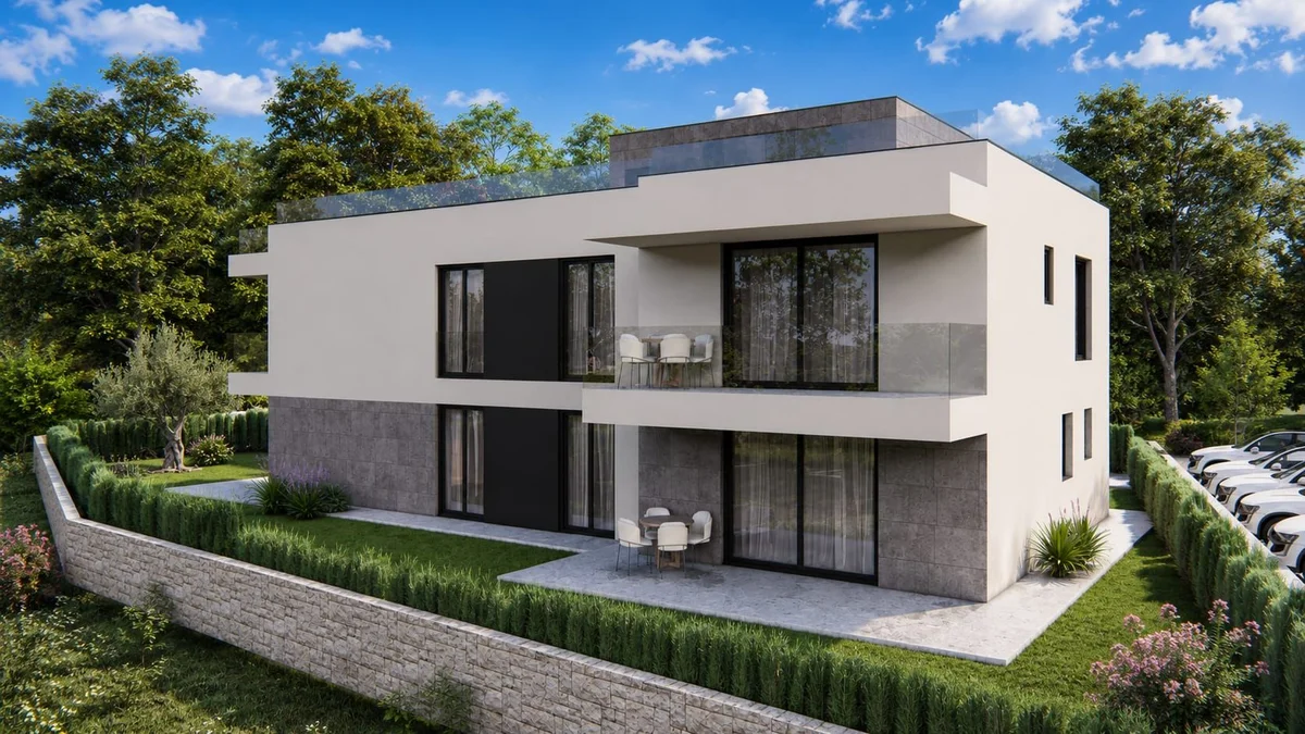 Poreč, cancini, zemljište sa građevinskom dozvolom! 860m2!