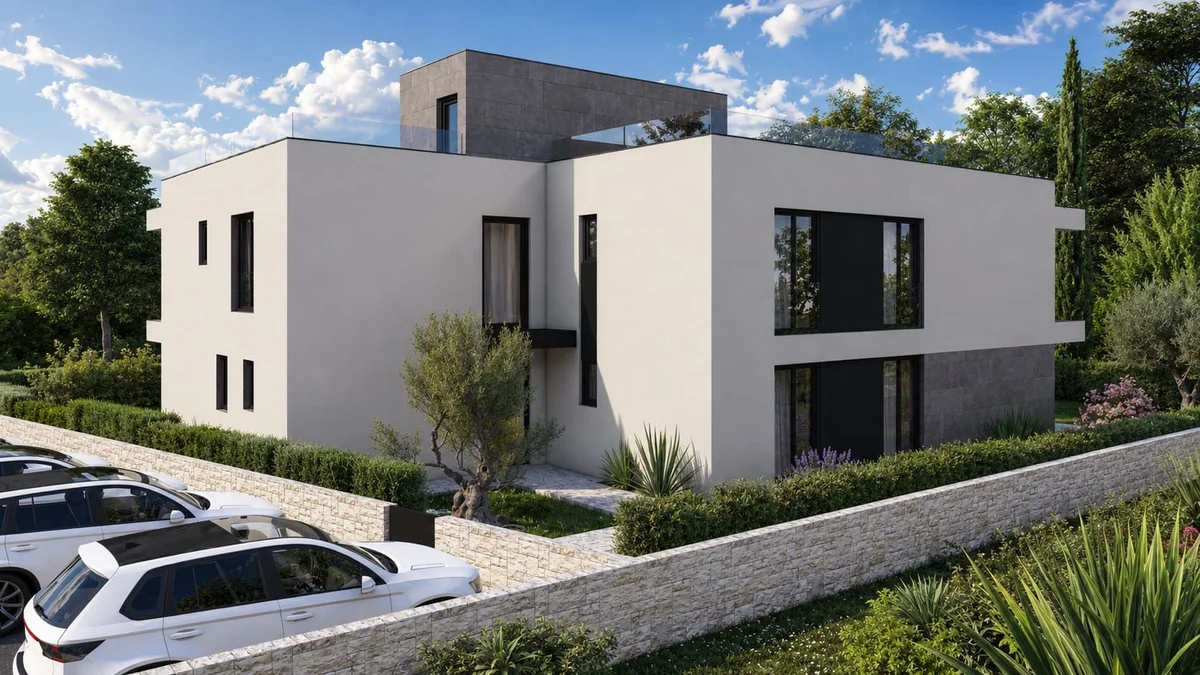 Poreč, cancini, zemljište sa građevinskom dozvolom! 860m2!