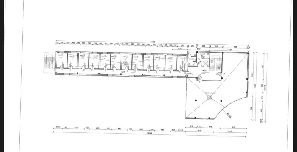 Najam poslovnog prostora, Sesvete, 372m2, 3€/m2 +pdv!!